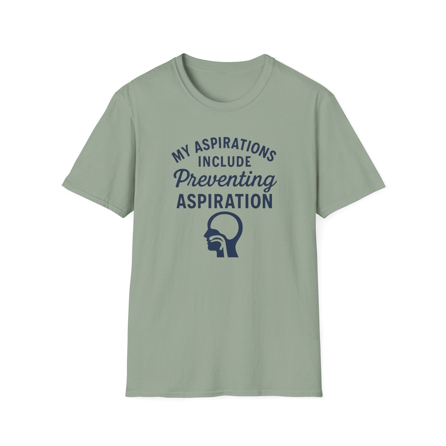 Preventing Aspiration T-Shirt - S / Sage - T-Shirt