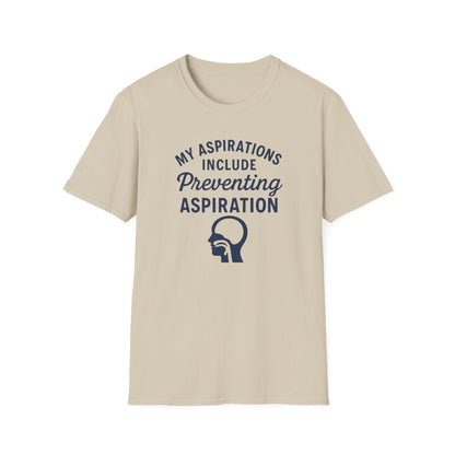 Preventing Aspiration T-Shirt - S / Sand - T-Shirt