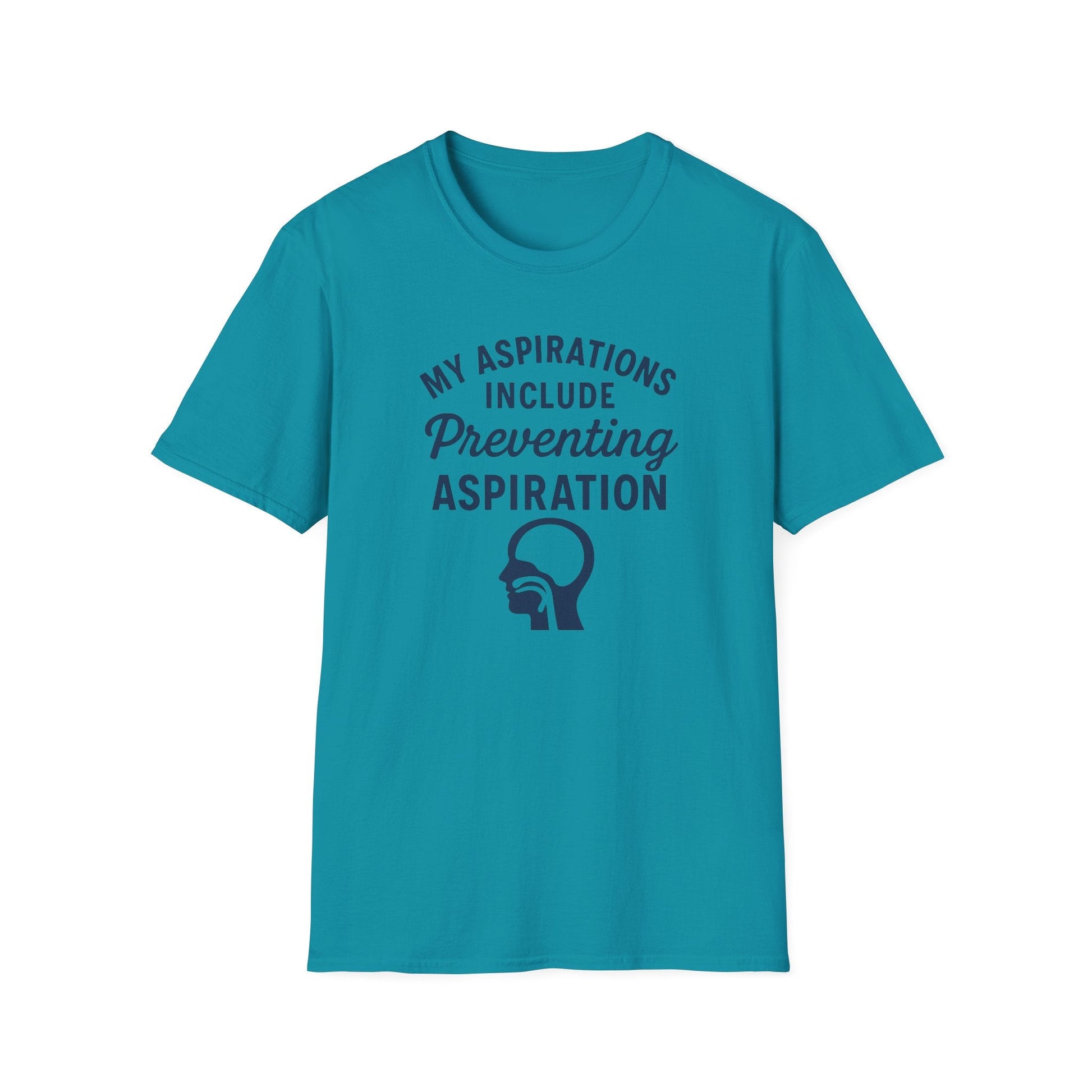 Preventing Aspiration T-Shirt - S / Tropical Blue - T-Shirt