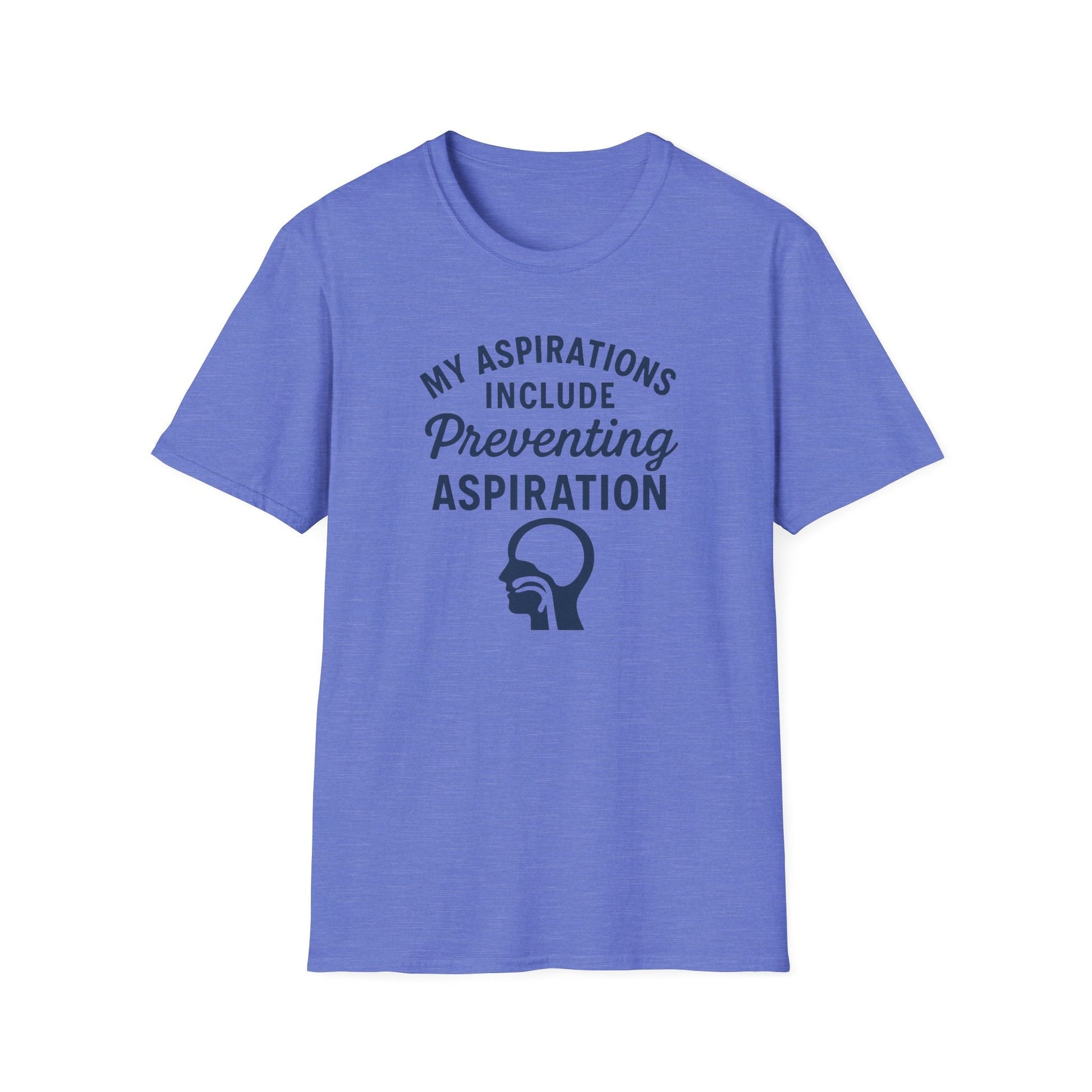 Preventing Aspiration T-Shirt - XS / Heather Royal - T-Shirt