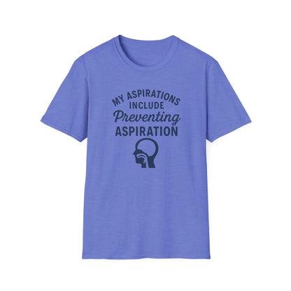 Preventing Aspiration T-Shirt - XS / Heather Royal - T-Shirt