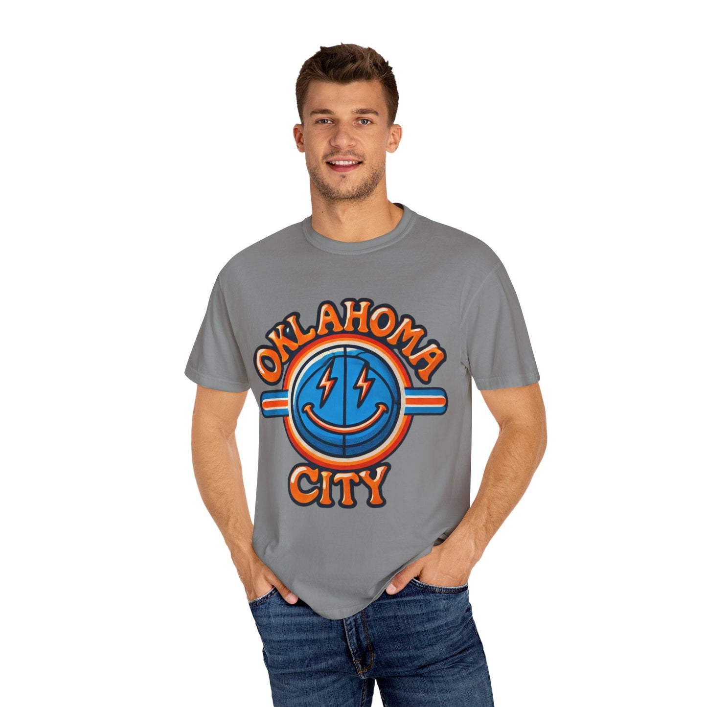 Retro Oklahoma City T-Shirt Unisex Vintage Tee Casual Wear Travel Souvenir Gift for Locals and Tourists Fun Graphic