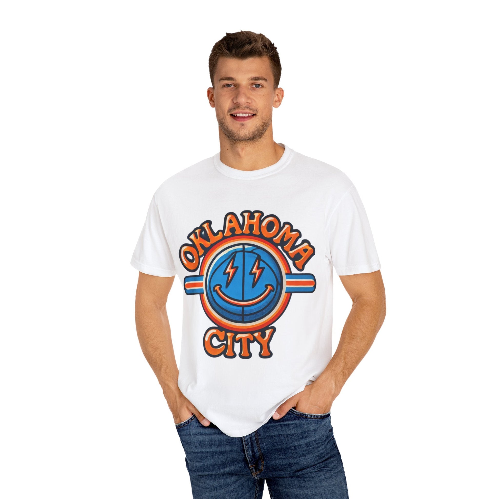 Retro Oklahoma City T-Shirt Unisex Vintage Tee Casual Wear Travel Souvenir Gift for Locals and Tourists Fun Graphic