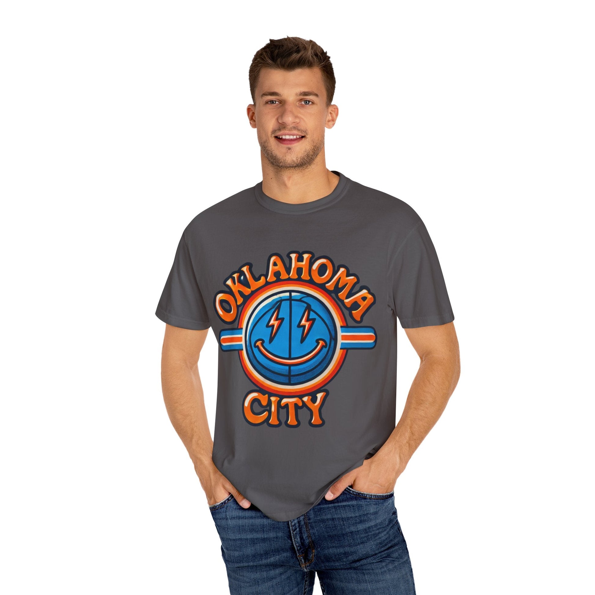 Retro Oklahoma City T-Shirt Unisex Vintage Tee Casual Wear Travel Souvenir Gift for Locals and Tourists Fun Graphic
