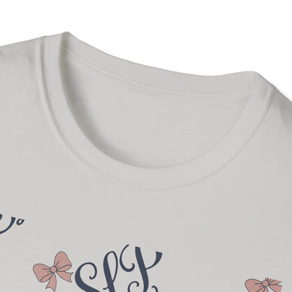 SLP Bow Tee - Softstyle T-Shirt for Speech Therapists - T-Shirt