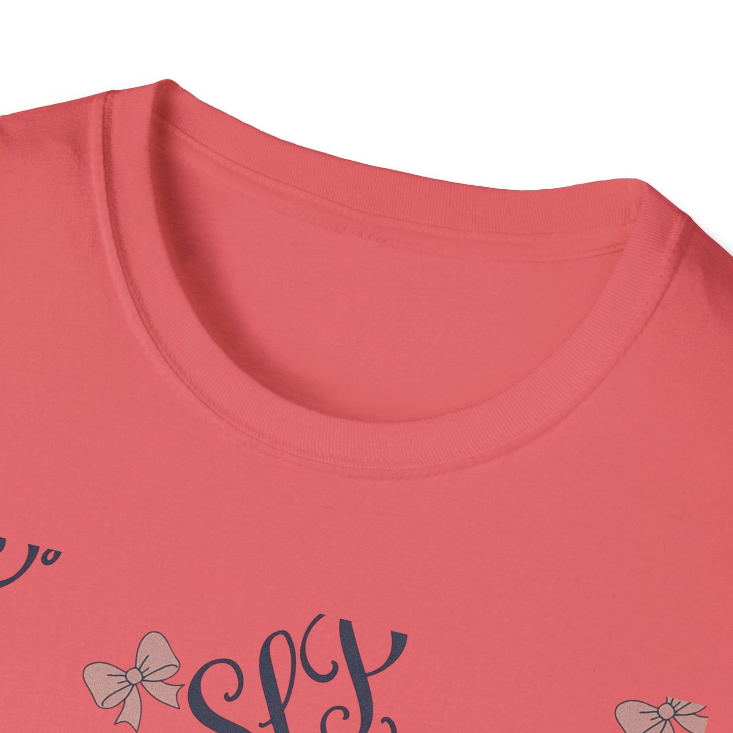 SLP Bow Tee - Softstyle T-Shirt for Speech Therapists - T-Shirt