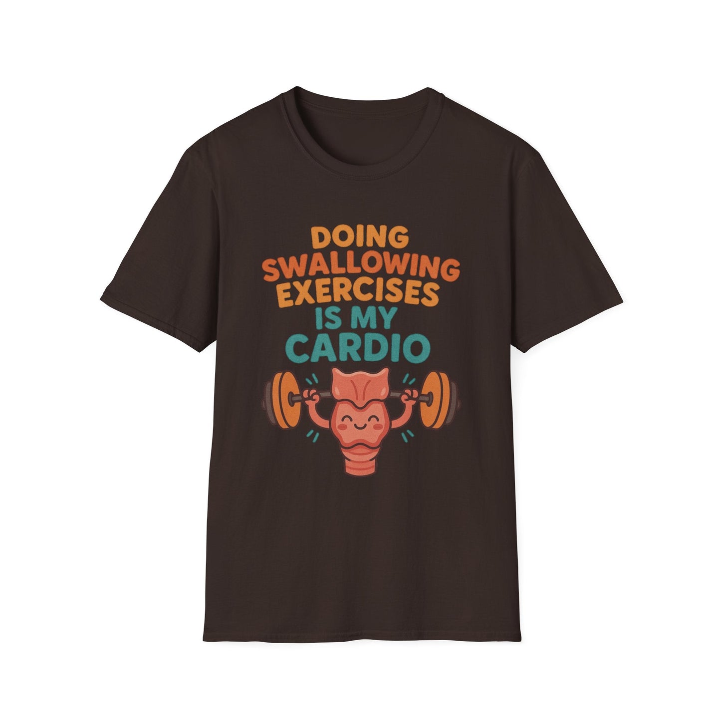Speech Therapist Cardio SLP T-Shirt - S / Dark Chocolate - T-Shirt