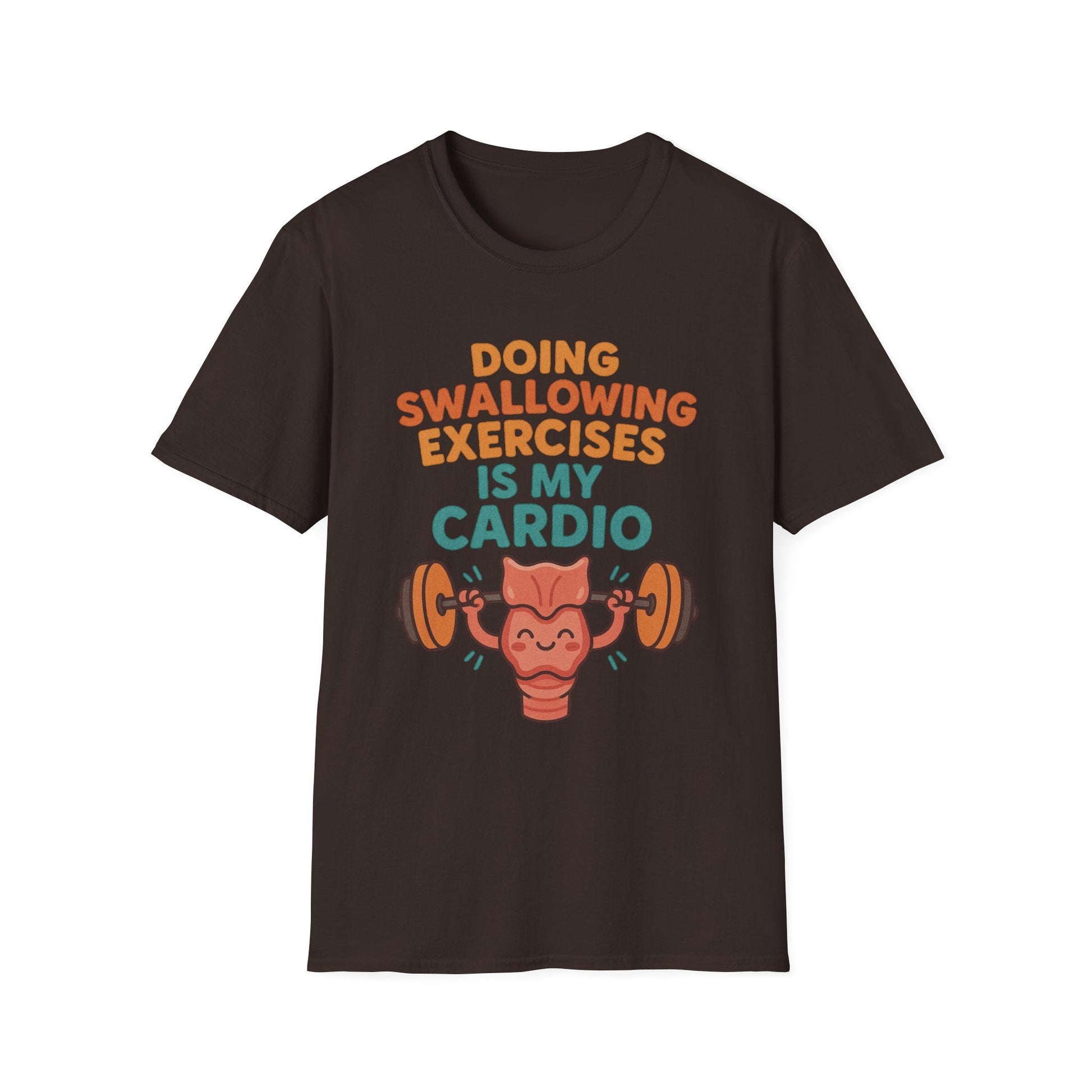 Speech Therapist Cardio SLP T-Shirt - S / Dark Chocolate - T-Shirt