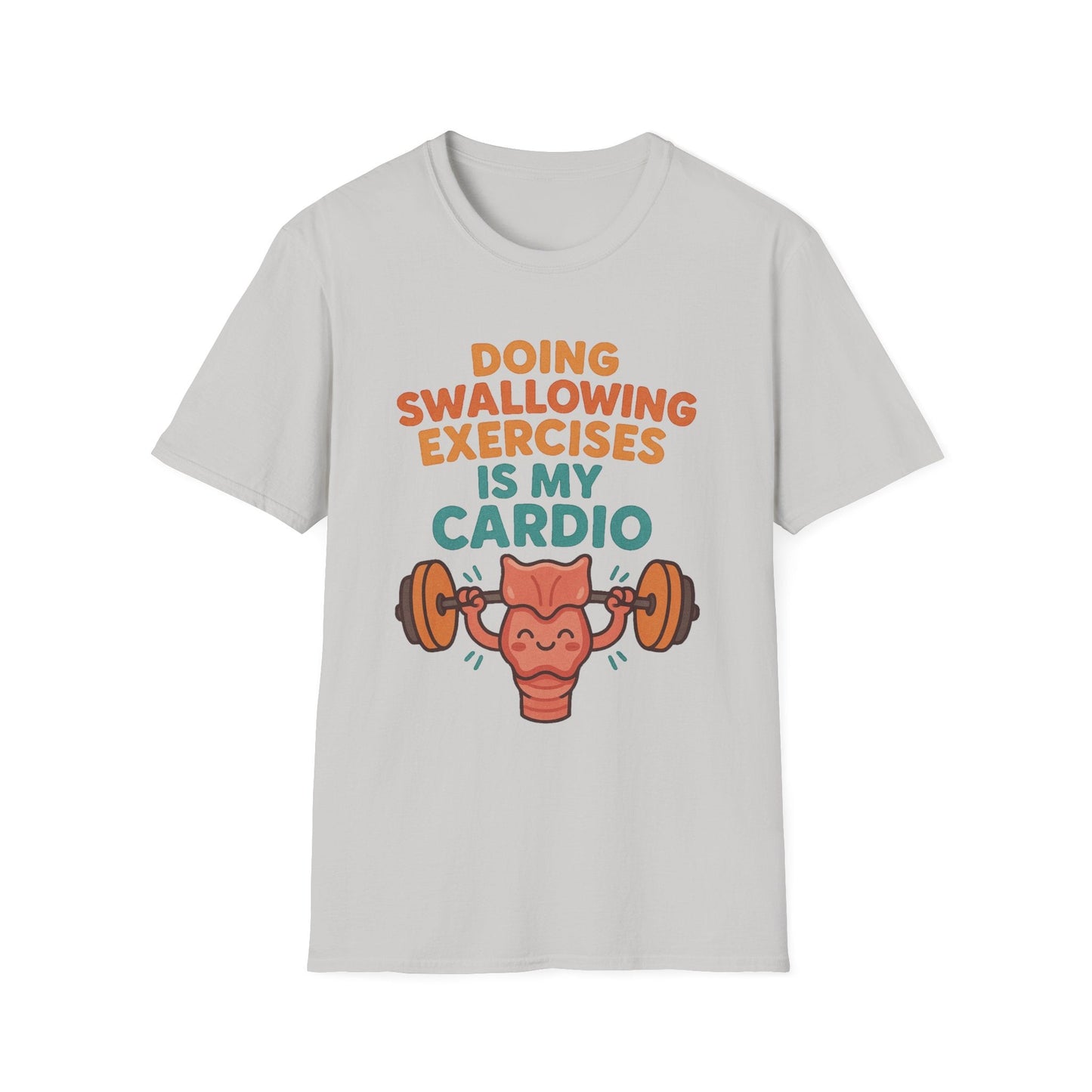 Speech Therapist Cardio SLP T-Shirt - S / Ice Grey - T-Shirt
