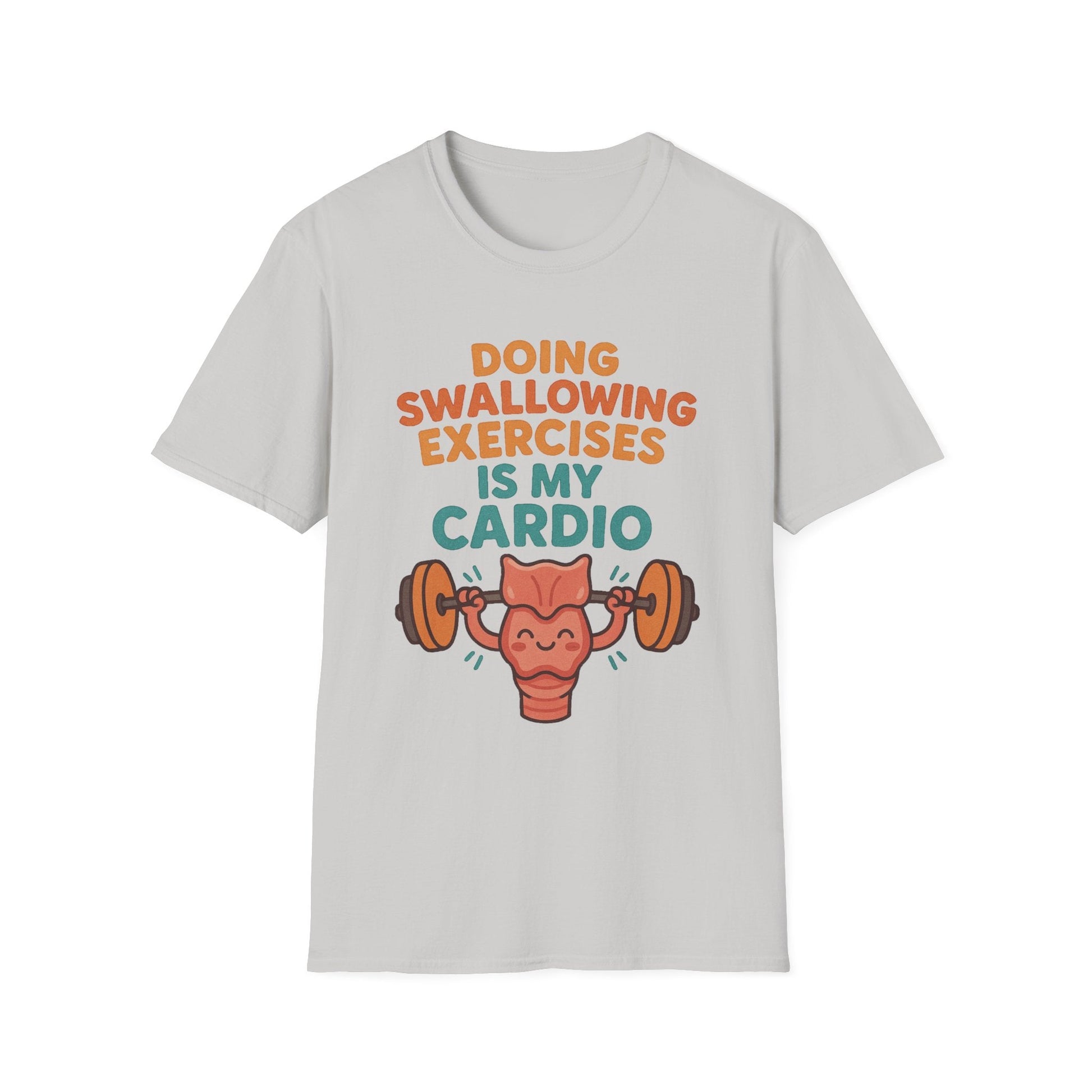 Speech Therapist Cardio SLP T-Shirt - S / Ice Grey - T-Shirt