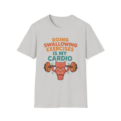 Speech Therapist Cardio SLP T-Shirt - S / Ice Grey - T-Shirt
