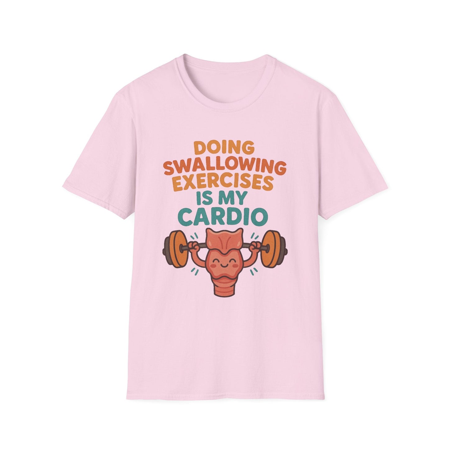 Speech Therapist Cardio SLP T-Shirt - S / Light Pink - T-Shirt
