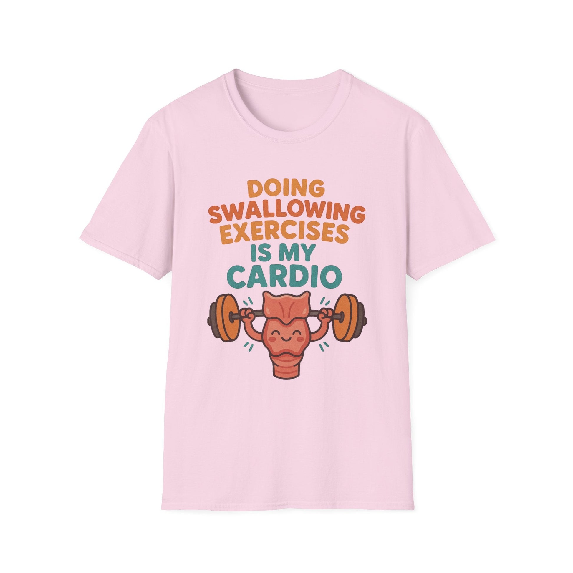 Speech Therapist Cardio SLP T-Shirt - S / Light Pink - T-Shirt