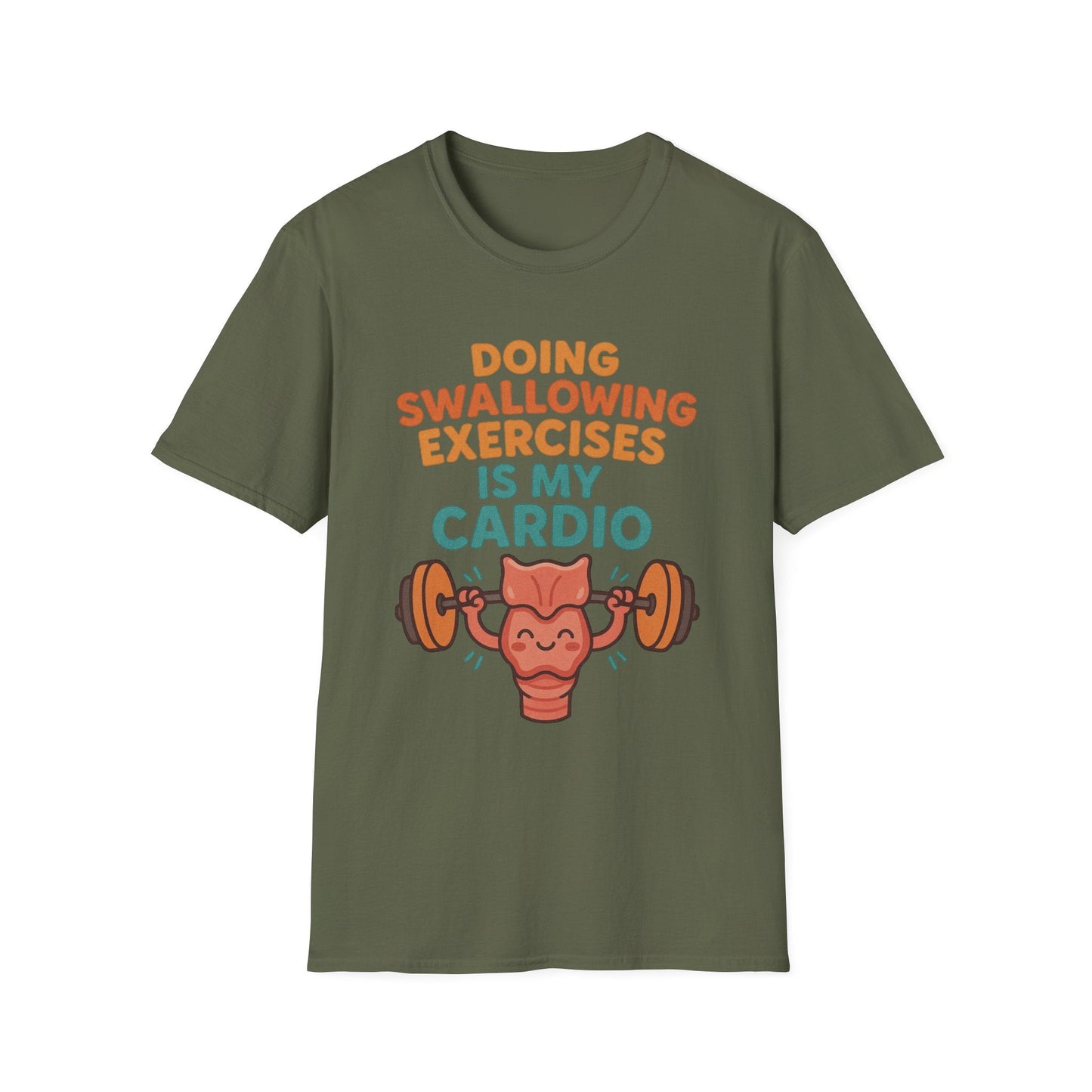 Speech Therapist Cardio SLP T-Shirt - S / Military Green - T-Shirt