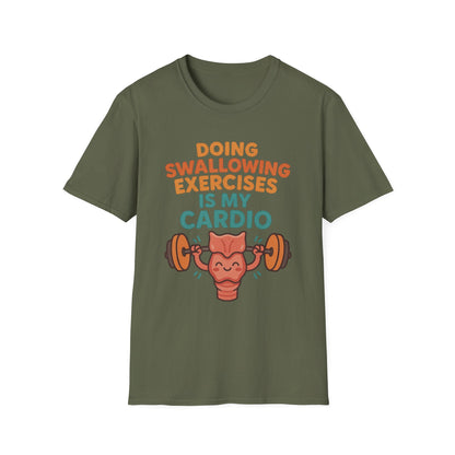 Speech Therapist Cardio SLP T-Shirt - S / Military Green - T-Shirt