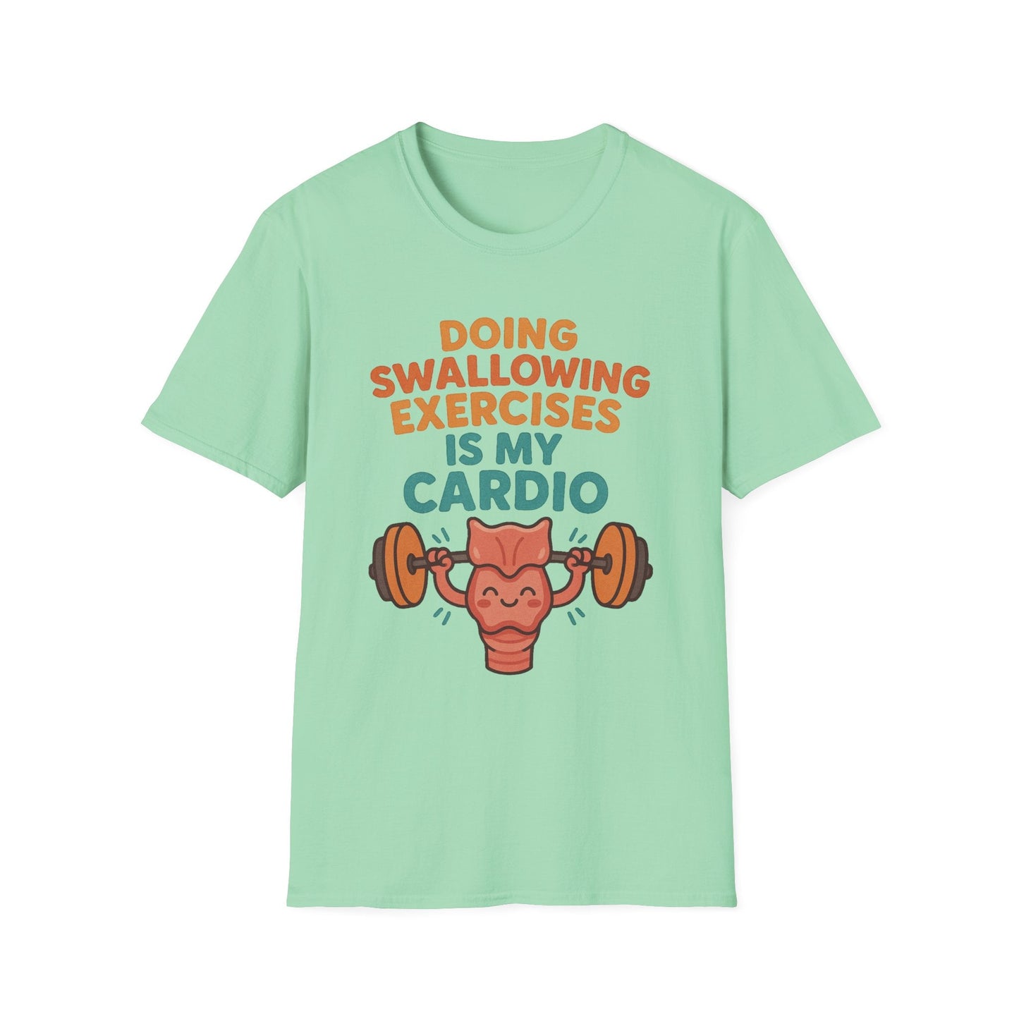 Speech Therapist Cardio SLP T-Shirt - S / Mint Green - T-Shirt
