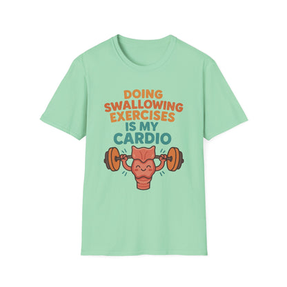 Speech Therapist Cardio SLP T-Shirt - S / Mint Green - T-Shirt