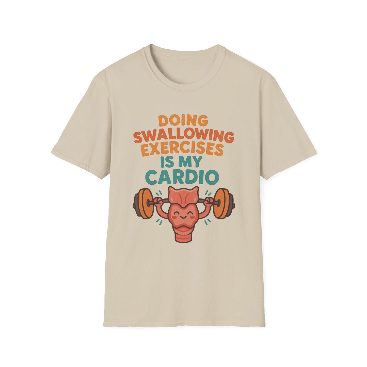 Speech Therapist Cardio SLP T-Shirt - S / Sand - T-Shirt
