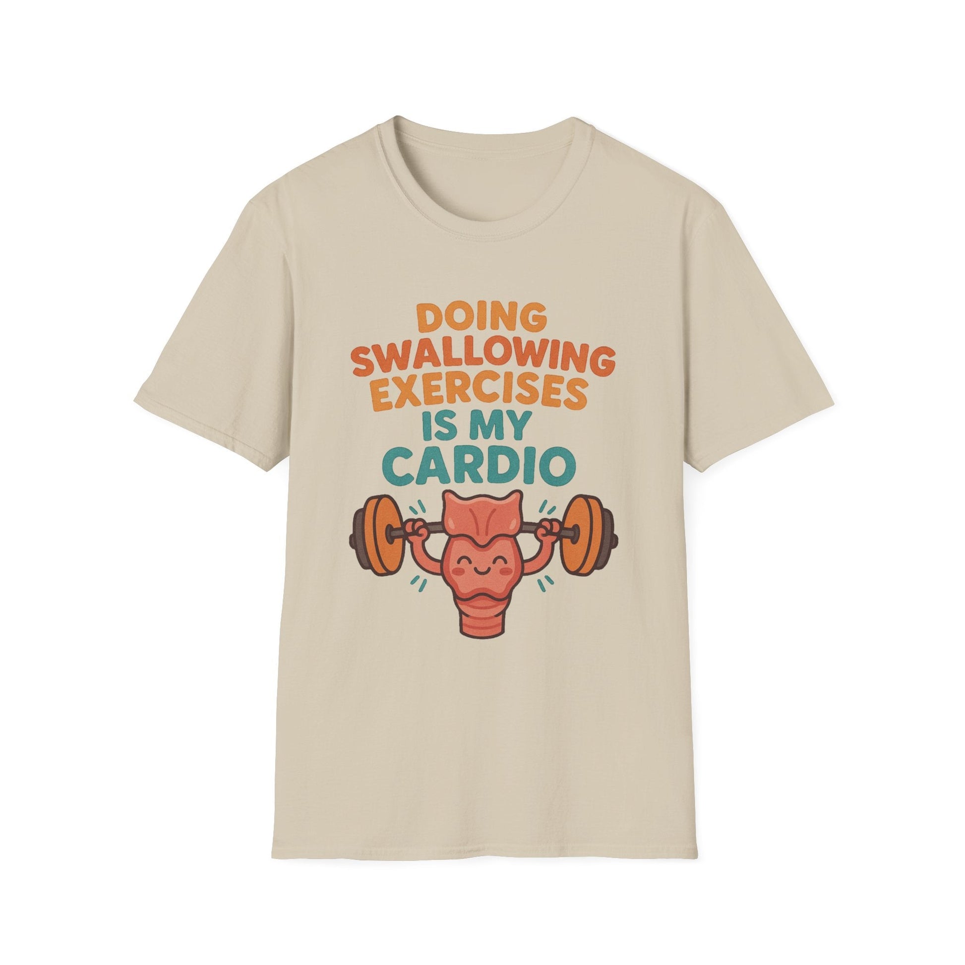 Speech Therapist Cardio SLP T-Shirt - S / Sand - T-Shirt