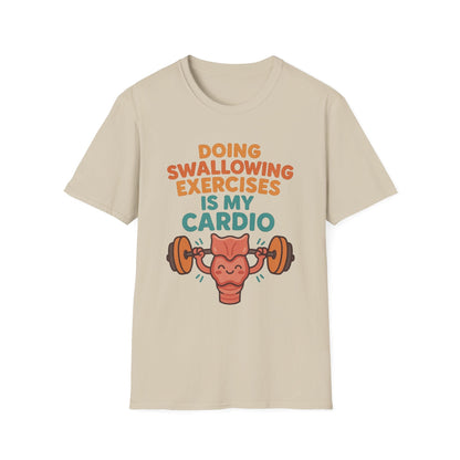 Speech Therapist Cardio SLP T-Shirt - S / Sand - T-Shirt