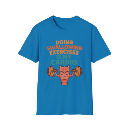 Speech Therapist Cardio SLP T-Shirt - S / Sapphire - T-Shirt
