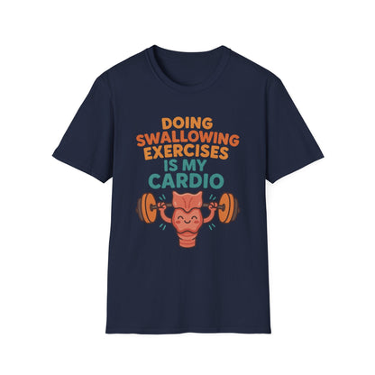 Speech Therapist Cardio SLP T-Shirt - XS / Navy - T-Shirt