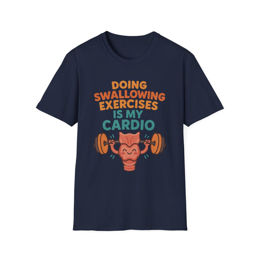 Speech Therapist Cardio SLP T-Shirt - XS / Navy - T-Shirt