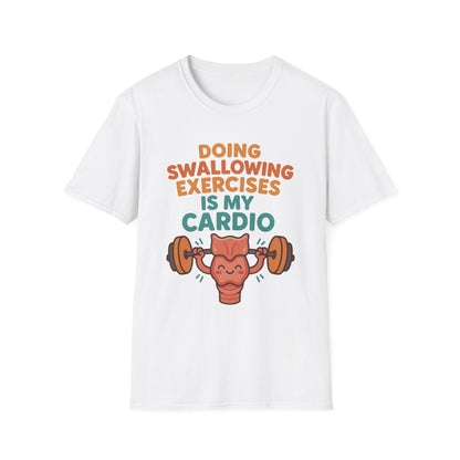 Speech Therapist Cardio SLP T-Shirt - XS / White - T-Shirt