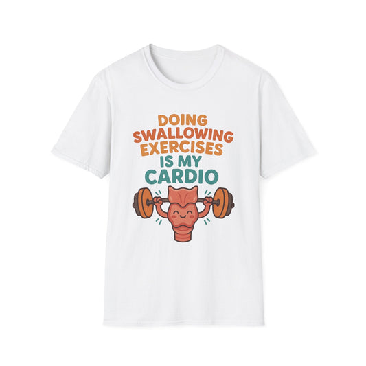 Speech Therapist Cardio SLP T-Shirt - XS / White - T-Shirt