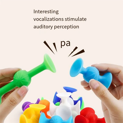 Sucula children’s educational suction cup soft building blocks variety of science and education children teaching AIDS