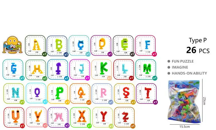 Sucula children’s educational suction cup soft building blocks variety of science and education children teaching AIDS