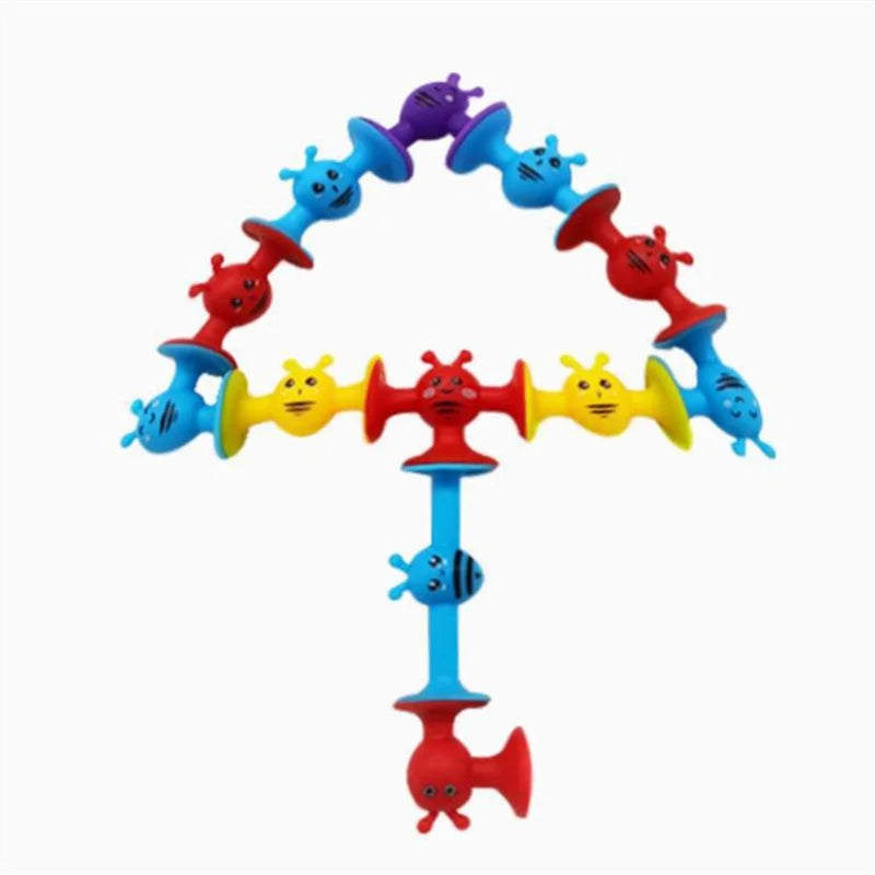 Sucula children’s educational suction cup soft building blocks variety of science and education children teaching AIDS