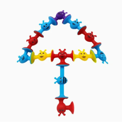 Sucula children’s educational suction cup soft building blocks variety of science and education children teaching AIDS